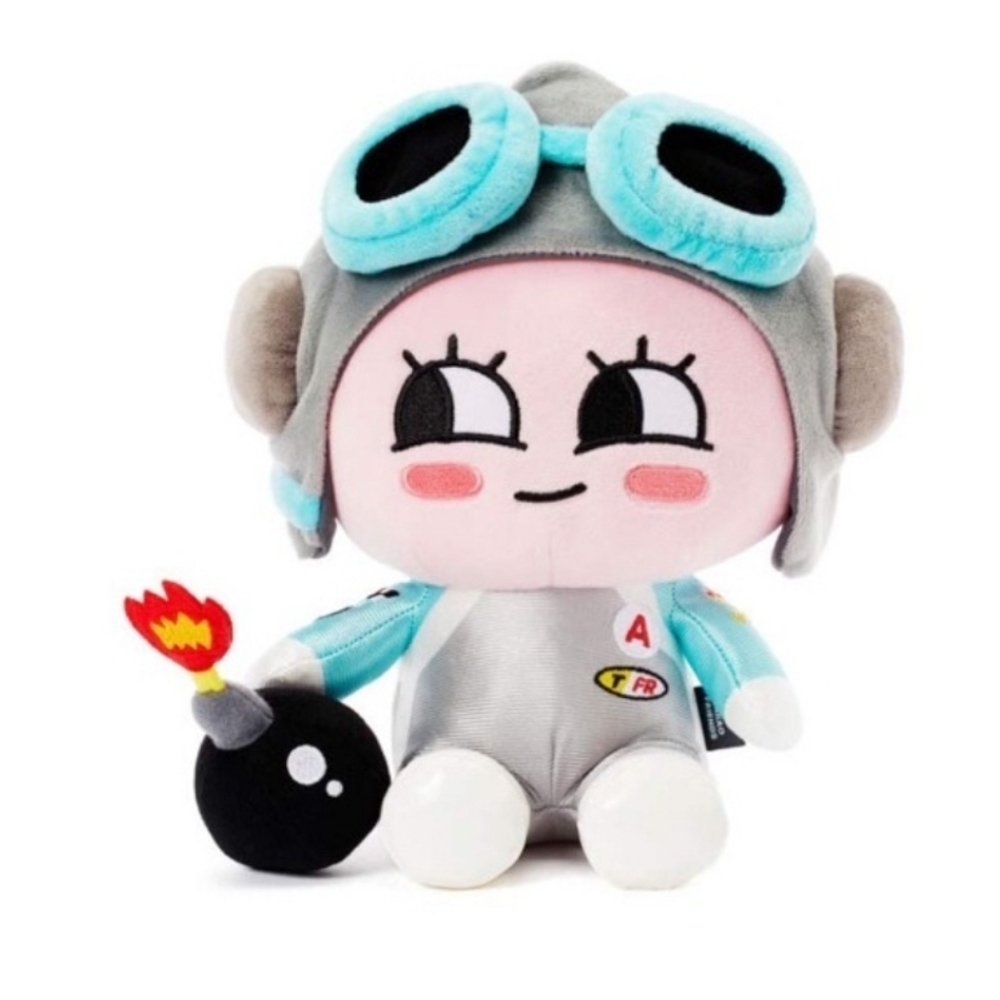 Kakao Friends Racing 9" Seated APeach New in Package